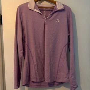 Rhoback Women's Lavender Quarter-Zip Sweatshirt